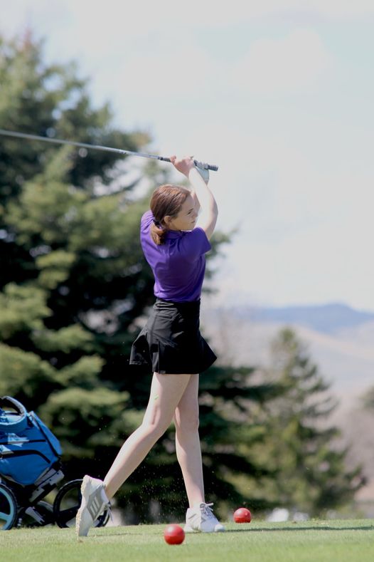Cur3t_Synness's tweet photo. Jefferson's Celi Chapman, Class B runner-up, is believed to be the first person to make All-State in two different classes (10th for Helena at 2020 AA tourney) in the same school-year. She is also JHS' highest-ever placing golfer. photo Dan Sturdevant https://t.co/n0lAnegTjZ