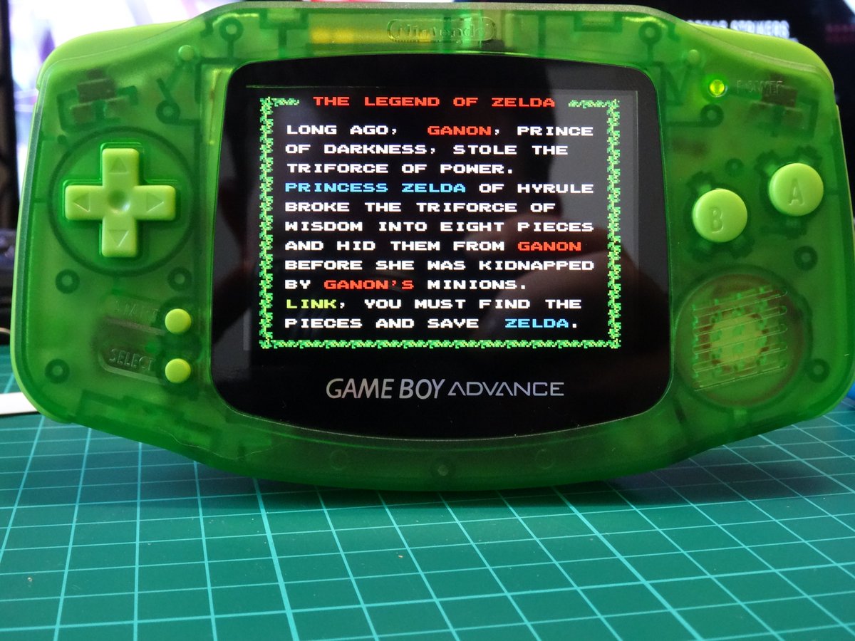 Mugen_Pascal's tweet photo. Un bien verte !

#Zelda #Nes #GBA #ipsV2 https://t.co/pGL5DxTeXi