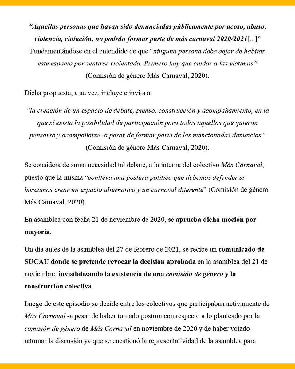 LaPremolarMurga's tweet photo. En Más Carnaval armamos escenarios, ensayamos, pasamos la gorra, diseñamos y manejamos las redes, nos maquillamos y maquillamos niñes, cantamos en los escenarios, volanteamos y conversamos con vecines de los barrios, construimos espacios en las asambleas. https://t.co/sho1MxrI1X
