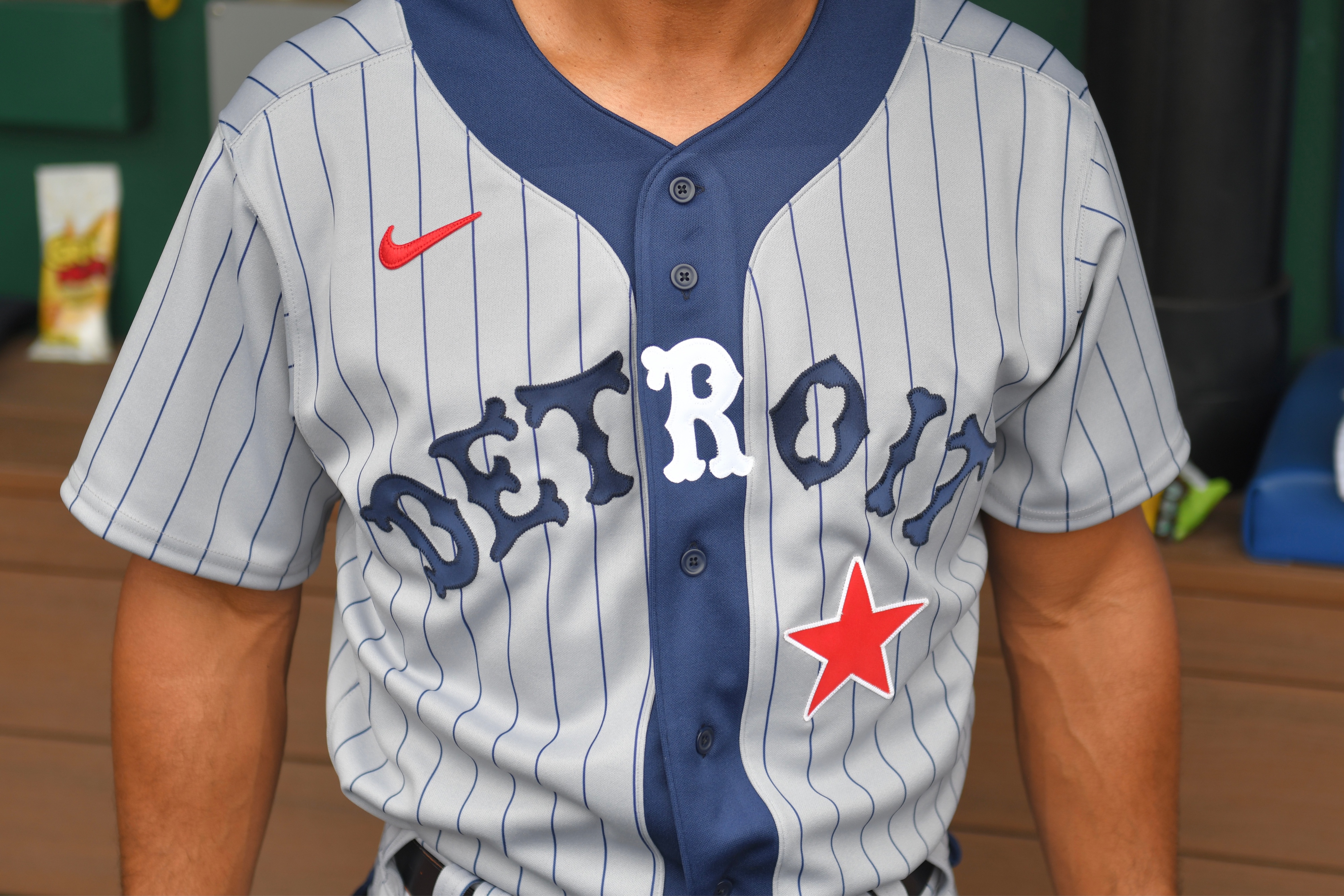 detroit tigers stars jersey