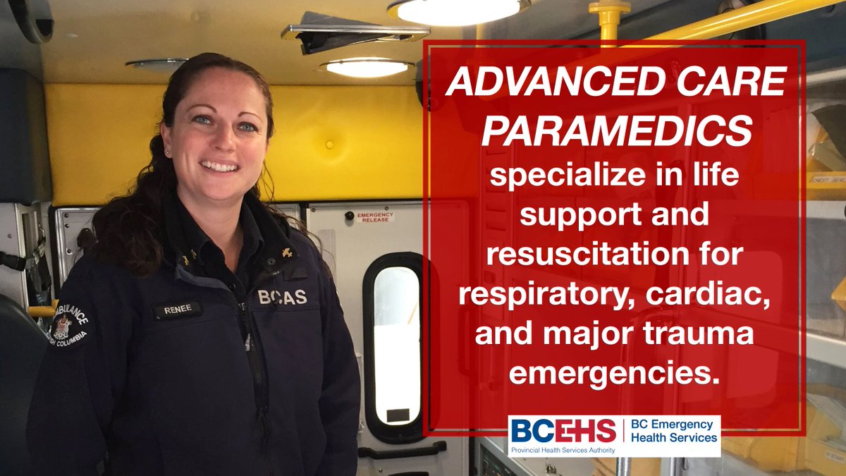 May 23-29 is #ParamedicServicesWeek. Our #paramedics have a variety of credentials to provide critical #patientcare every hour, every day, in every community across BC. Join us in celebrating these dedicated, agile professionals! #PSW2021 #EMS #ThankYou
