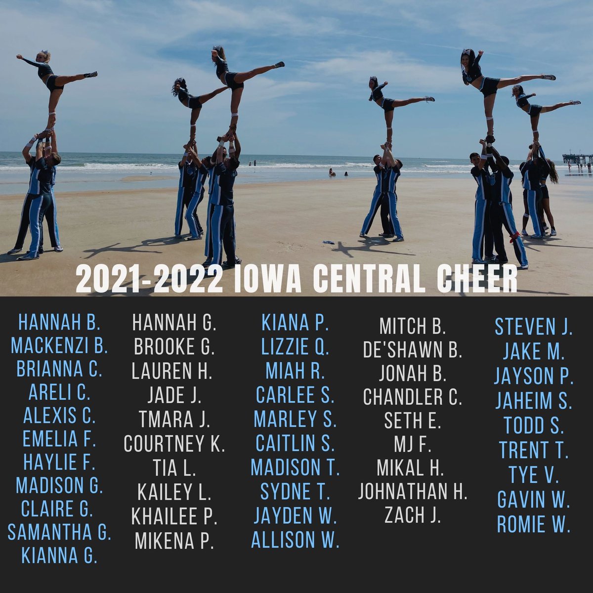 Tritonscheer's tweet photo. Congratulations to our 2021-2022 Triton Cheerleaders!! We are so excited to get the season started 🔱🔱 #PTTLF #TritonNation #ICCheer https://t.co/2yJSbzUUP3