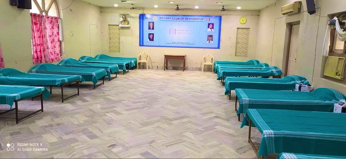 Ganjam_Admin's tweet photo. Post COVID Care Center inaugurated today by @BrahmapurCorp. Discharged patients can avail day care facilities like Oxygen Parlor, Yoga &amp; Pranayam tips, Free Spirometer, Nutritionist consultation, etc. Thanks to Rotary club &amp; GCC for their support. 
@CMO_Odisha @HFWOdisha https://t.co/hO8DaTL7Yh