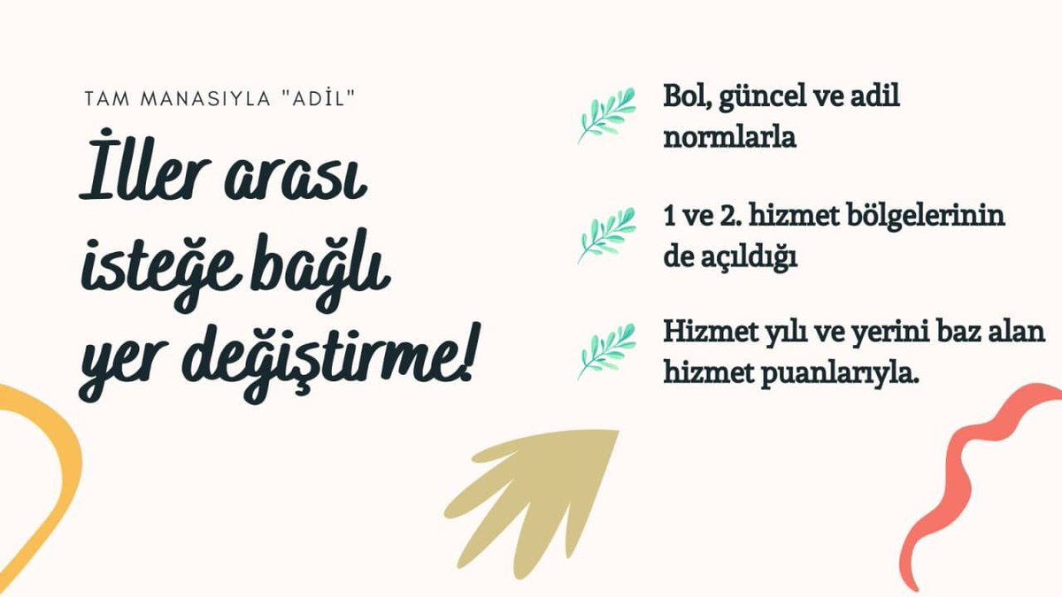 Yılların birikmiş mağduriyetleri giderilmelidir.
MEBTemmuzda Adilİldışı yapılmalıdır.

<a href="/tcmeb/">Millî Eğitim Bakanlığı</a> <a href="/ziyaselcuk/">Ziya Selçuk</a> <a href="/safran1958/">Mustafa SAFRAN</a> <a href="/omerinan06/">Ömer İNAN</a>