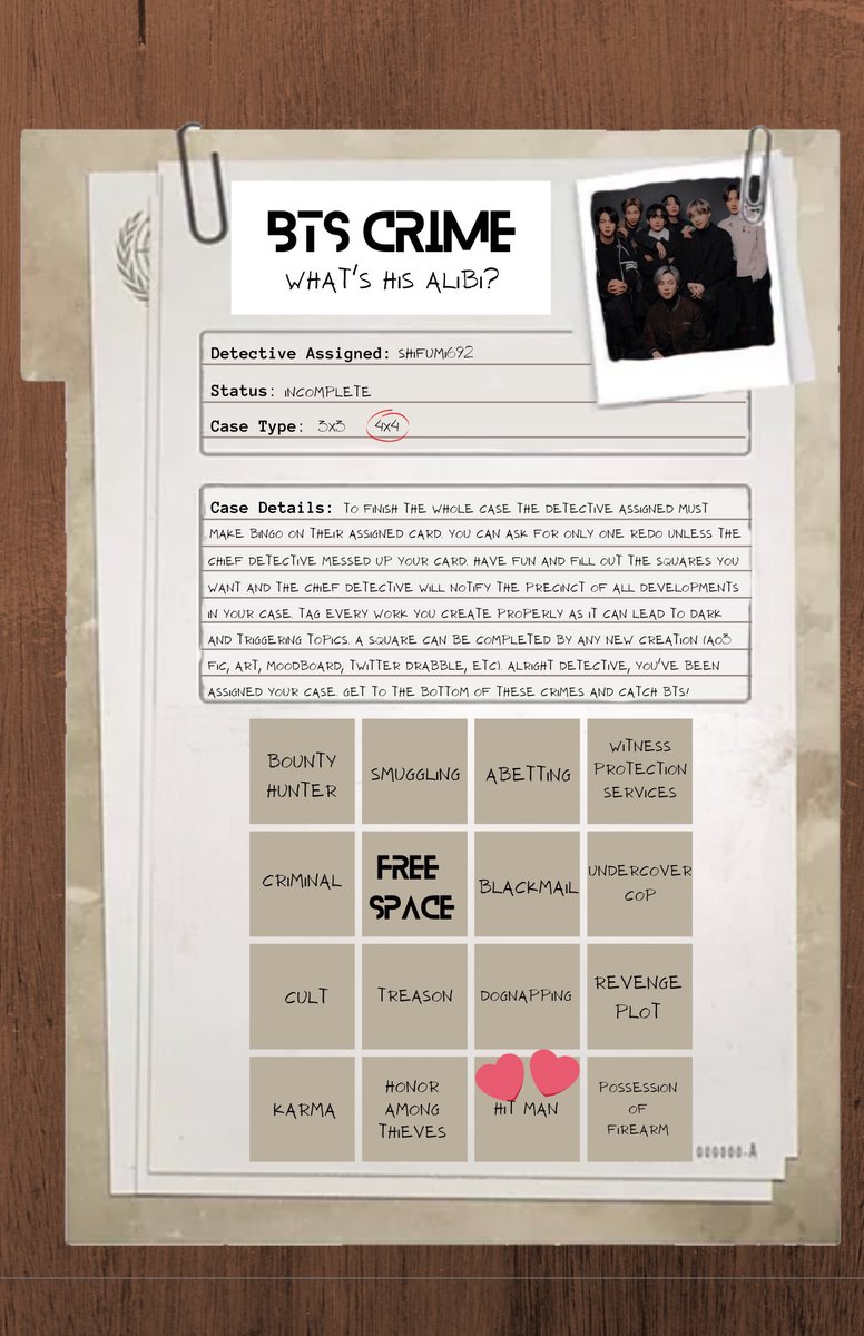 For <a href="/btscrmy/">BTSCRMY- CASE CLOSED</a> here the first chapter🙏💜

archiveofourown.org/works/28657206…