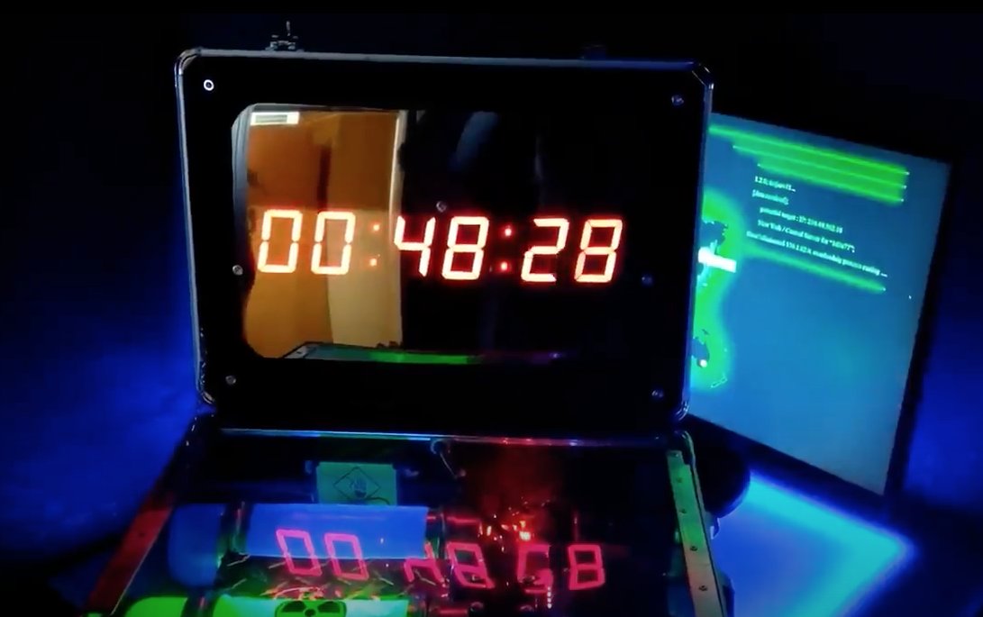 Contact us if you need custom escape room or airsoft props! We have a customer in Las Vegas that makes lots of amazing props using our Game Timer Pro. He's the best in the biz. #escaperoom #airsoft