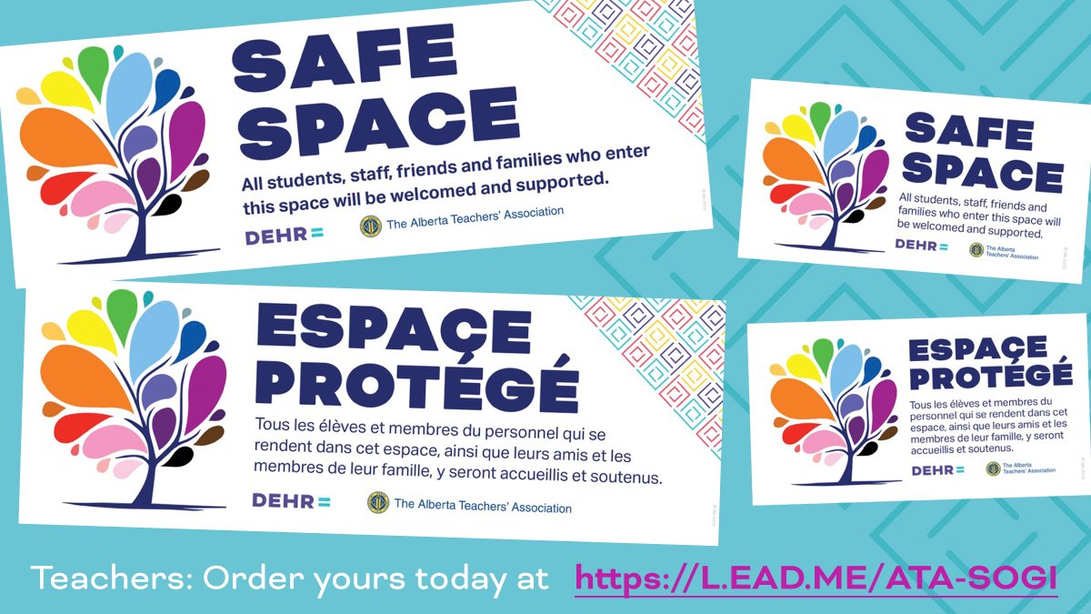 ata_pd's tweet photo. .@albertateachers New Safe Spaces, Pronoun, and Pride materials are now available! Order yours today at https://t.co/KYAGDQJPJp. Materials will ship in June. 🏳️��🌈🏳️‍⚧️ #Pride #Fierté https://t.co/64VABQdnjT