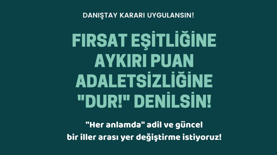 Adaletin iller arası isteğe bağlı yer değiştirmek isteyen öğretmenler içinde var olduğunu görmek istiyoruz

MEBTemmuzda Adilİldışı

AdilNorm Ekpuansızİldışı
<a href="/tcmeb/">Millî Eğitim Bakanlığı</a> <a href="/ziyaselcuk/">Ziya Selçuk</a> <a href="/safran1958/">Mustafa SAFRAN</a> <a href="/omerinan06/">Ömer İNAN</a> <a href="/_aliyalcin_/">Ali YALÇIN</a> <a href="/TalipGeylan06/">Talip Geylan</a> <a href="/OrhanYILDIRIM__/">Orhan Yıldırım</a> <a href="/nejlakurul/">Nejla Kurul</a> @latif_selvi