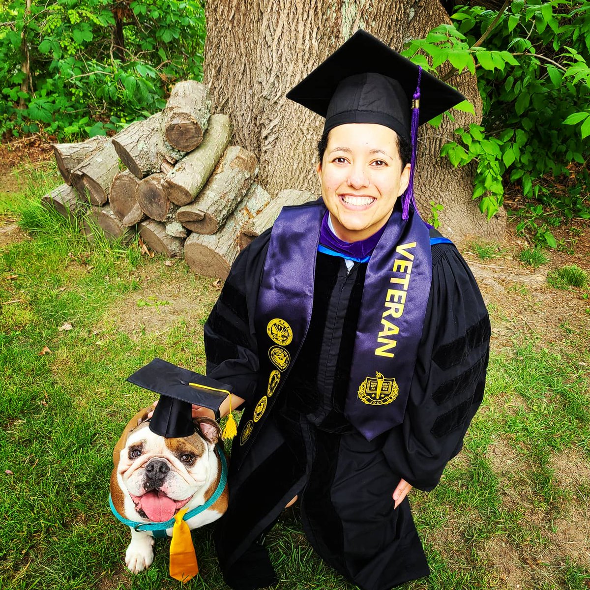 When your bulldog graduates from obedience school and your best friend graduates law school... you celebrate!!! 

#prouddogmom #SuffolkLaw21

Congratulations to all of the graduates this year! 👏