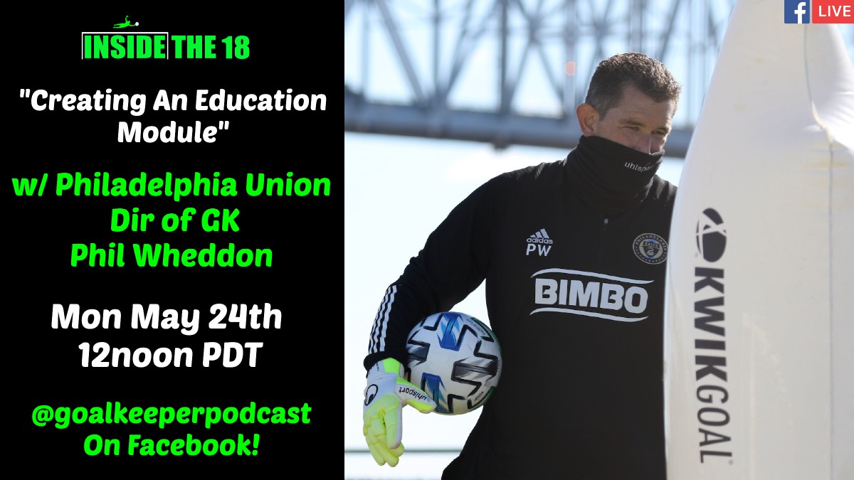 goalkeeperpod's tweet photo. Insiders!👀🤩 Going Live Mon May 24th 12noon PDT (3pm EDT) w/ @PhilaUnion Dir of GK @PhilWheddon.
Chatting @IntlGkCoaches, creating education module 🎓, balancing maintenance w/ dev 🛠, & more!
Tune in to https://t.co/v6vX4aJkB9 w/ Q's & Ideas!
#MLS #IGCC #gkone #education https://t.co/WHBgFfWQ30