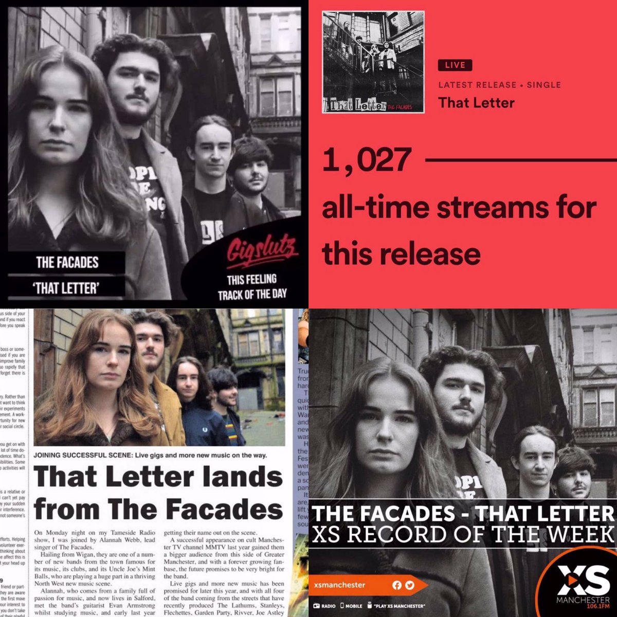 thefacadesband's tweet photo. We’re all blown away at the response we’ve received from our debut single “That Letter”, we never expected it to do so well in just TWO DAYS. 

Thank you for all the love so far, we can’t wait to release our next one. 

Band promo images by @kieraxdavies https://t.co/3OA1xnOY4m