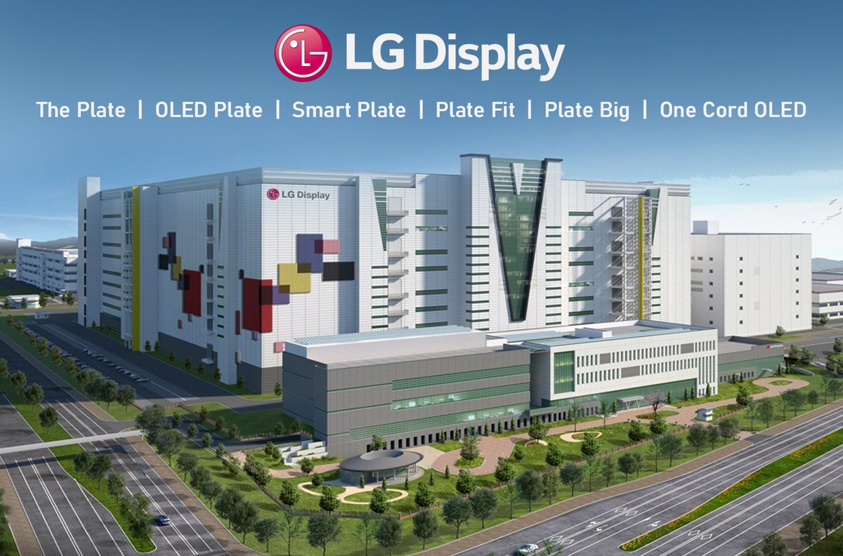 letsgodigitalNL's tweet photo. LG Display: Next-generation OLED panel is coming!
https://t.co/daPtOzkkbr
LG Display filed trademark application for:
- The Plate
- OLED Plate
- Smart Plate
- Plate Fit
- Plate Big
- One Cord OLED
#LGPlate #OLEDPlate #SmartPlate #ThePlate #LGTV https://t.co/t8zcfj1DxF