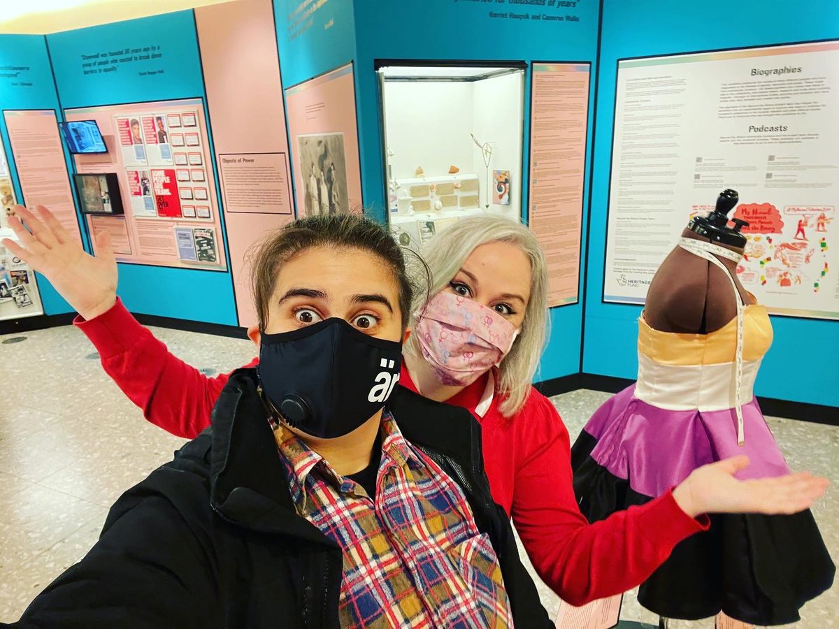 sapphic_scholar's tweet photo. So excited to see the incredible @BeyondBinaryPRM exhibition at @Pitt_Rivers with project officer extraordinaire @HannahBruce672 (my wonderful partner who I met on the project). Adored working on this and loved visiting even more! #beyondbinaryprm https://t.co/LtF7XpzNm1