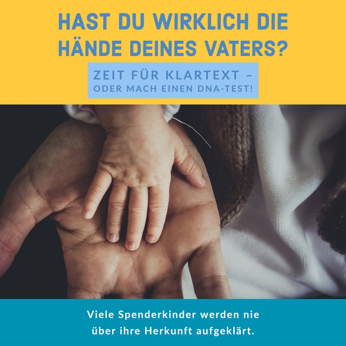 Spenderkinder_'s tweet photo. Am 30. Mai ist internationaler Tag für das Recht auf genetische #Identität. Jeder Mensch soll erfahren können, wer seine leiblichen #Eltern sind - auch #Adoptierte und #Spenderkinder. In Deutschland gilt dies bereits. Teile diesen Post, viele wissen es nicht! #Aufklärung #Suche https://t.co/qadMptJFix