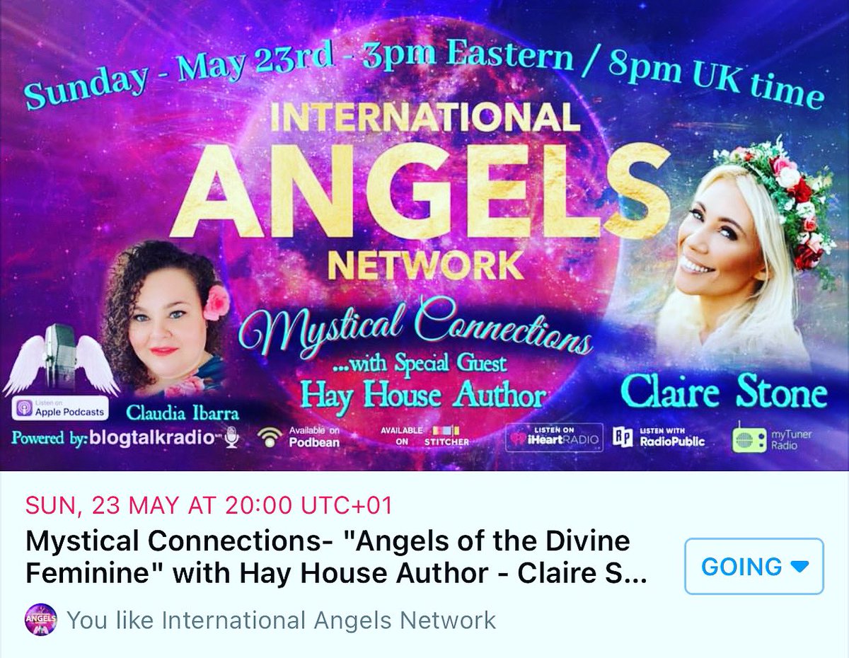 ClaireStone444's tweet photo. Tonight 3pm EST / 8pm U.K. 😇⭐️ https://t.co/jiVrDQH8VX