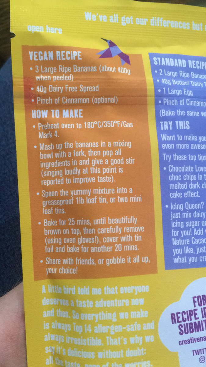SimonBradders's tweet photo. .@creativenature you forgot to include your own product in the ‘How To Make’ part of your packaging. Does it come under “all the ingredients”? It’s not very clear 🤷🏻‍♂️ https://t.co/urjDb0je48
