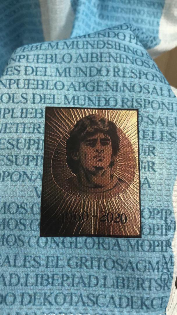 _JFSports_'s tweet photo. Argentina homenagem ao Maradona 21/22 https://t.co/25ERkLYxcf