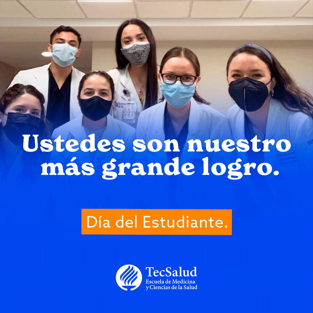 emcs_tecdemty's tweet photo. Somos unas de las mejores Escuelas de Medicina y Ciencias de la Salud del país. Gran parte gracias a ustedes, porque sus logros, desempeño, pasión y dedicación hablan por nosotros. 👏👏👏
Hoy y siempre serán nuestro más grande #OrgulloEMCS
#DíaDelEstudiante
#EMCS #TecSalud https://t.co/rVWEBzYU1N