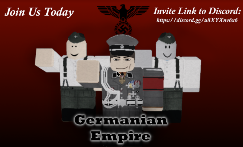 GermainianR's tweet photo. @AlaskanReality I heard you like roblox nazis https://t.co/2DITrYTsyl