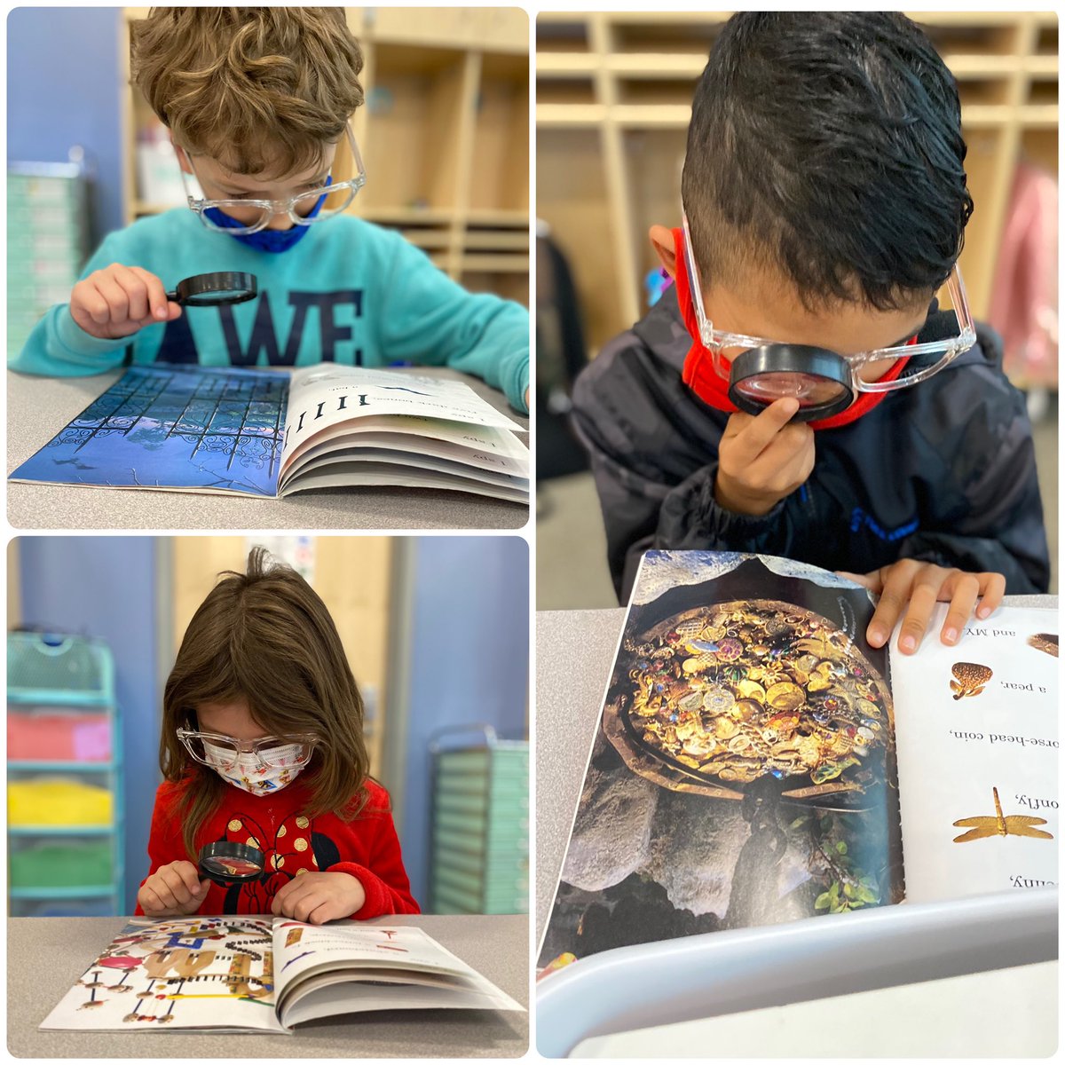 EastGreshamElem's tweet photo. Friday in kindergarten was "I-Spy-Day!" 🔎🕵🏼🔎🕵🏽 #LetsGoEGES 🦅 ♥️ #WhyEastGresham 💙 https://t.co/Zlb52B0TZl
