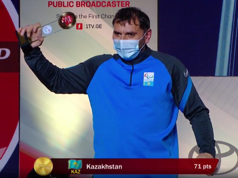 Powerlifting's tweet photo. Kazakhstan takes home the #TeamTrophy of the #Tbilisi2021 #WorldCup 👏🏾👏🏾👏🏾🇰🇿 with 71 points in the competition. https://t.co/tMu8W0sQh2