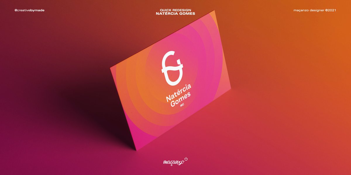StudiobyMADE's tweet photo. Quick Redesign for #MCNaterciaGomes
N + G +🎙️ +〰️
— Quick Redesign is a personal exercise where I create my vision of any logo from small or startup brands. —
#QuickRedesign #byMADE #maçanzoDesigner https://t.co/mb3uqgwBPl