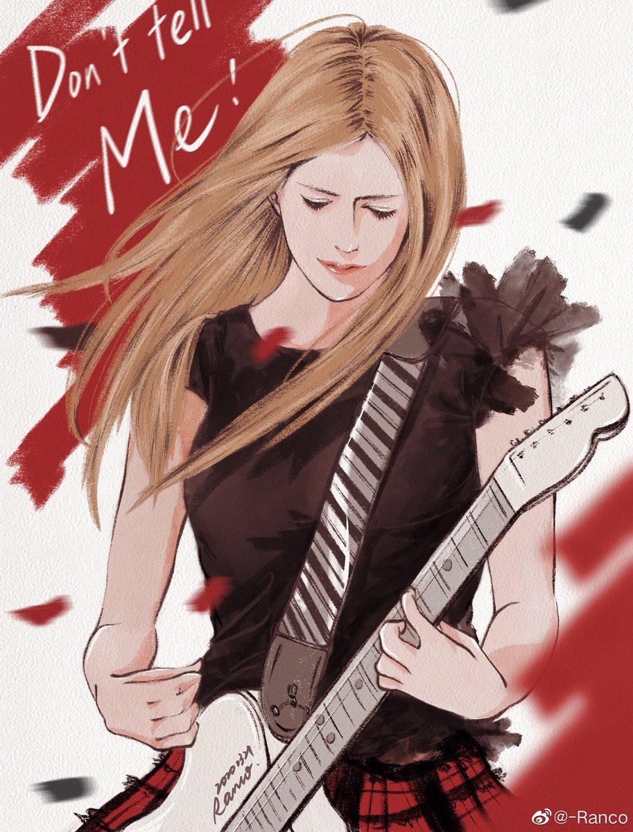 Star_in_Tokyo's tweet photo. Drawing of @AvrilLavigne by Chinese little black star Ranco on Weibo😍 https://t.co/xIaMaCKccA
