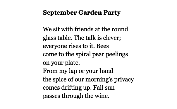Happy birthday to Jane Kenyon (1947 - 1995).

One of my favorite poems: 