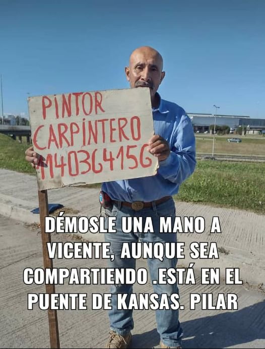 Busca laburo, zona Pilar...demosle un RT RT...