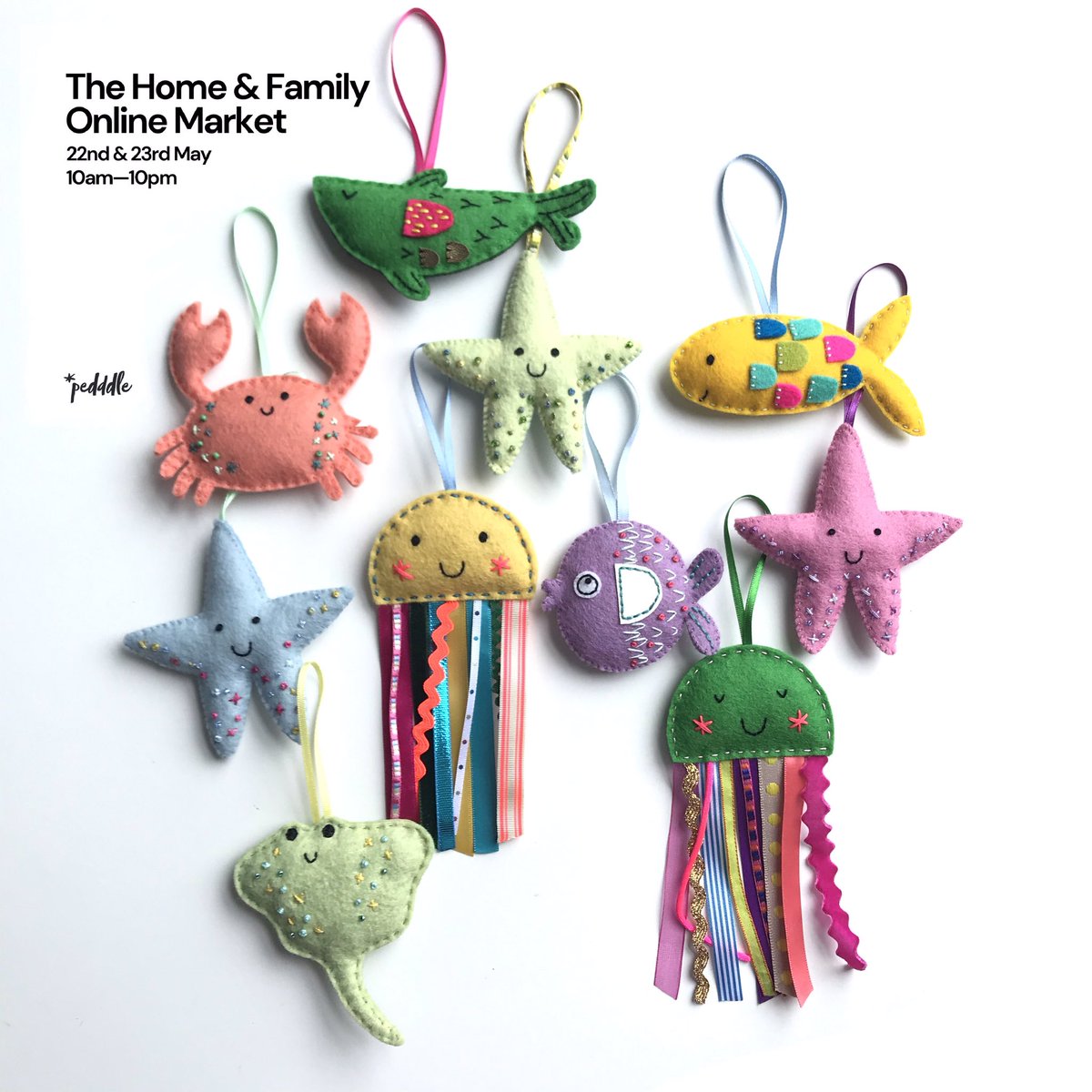 The <a href="/PedddleUK/">Pedddle</a> Home &amp; Family Market is on until 10pm tonight! Link to the market on my website ⭐️🌈❤️ #homeandfamilymarket