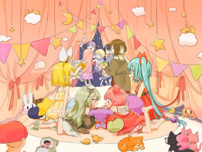 #prsk_FA
パジャマ女子会に差し入れ 