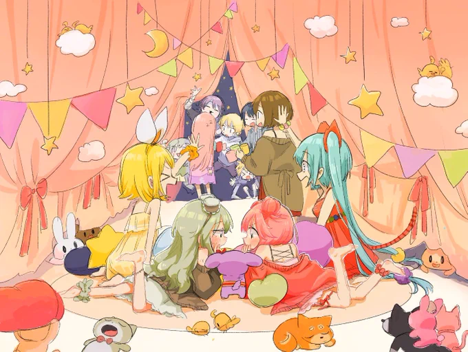 #prsk_FA
パジャマ女子会に差し入れ 