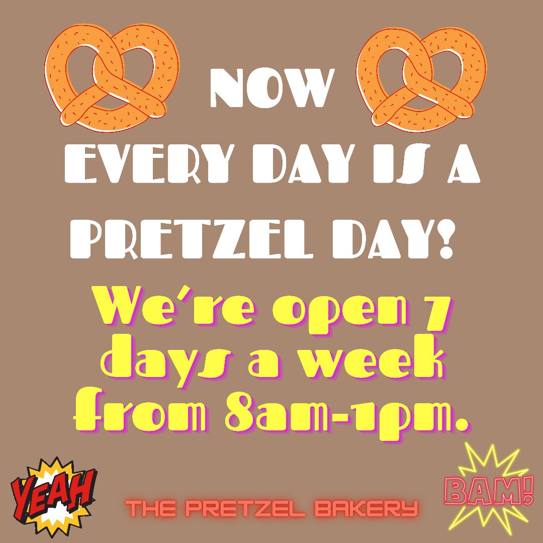 The Pretzel Bakery (@pretzelbakery) on Twitter photo 