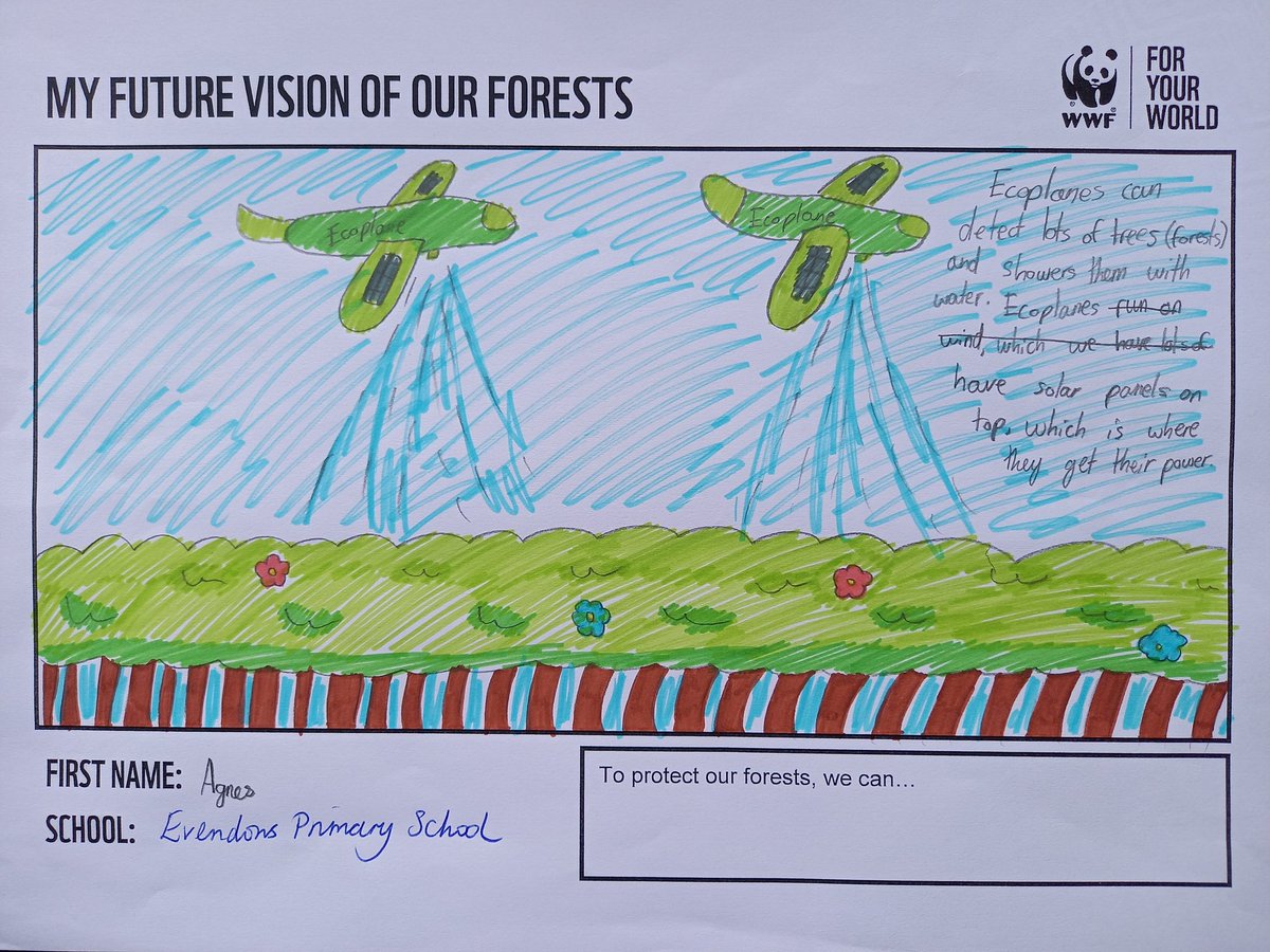 Evendons's tweet photo. Year 5 future visions for a sustainable planet #FutureVisions @wwf_uk #stemflash https://t.co/QagmiRvSsH
