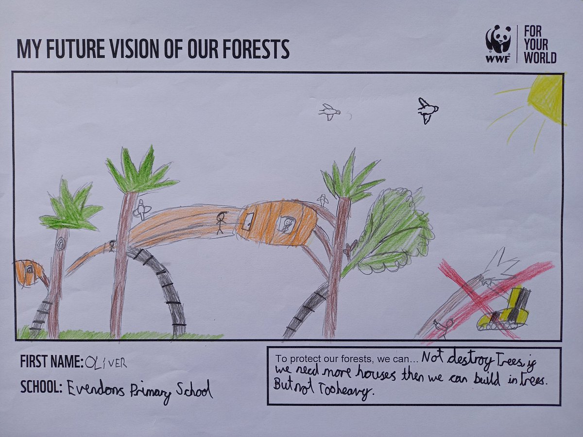 Evendons's tweet photo. Year 5 future visions for a sustainable planet #FutureVisions @wwf_uk #stemflash https://t.co/QagmiRvSsH