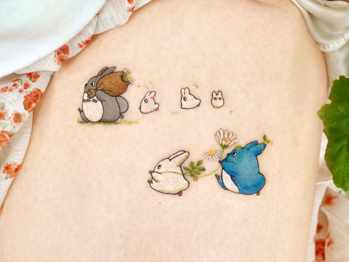 I got a Totorotattoo together with my friend Done by Markus at Eastside  Tattoo Dresden Germany  rtattoo