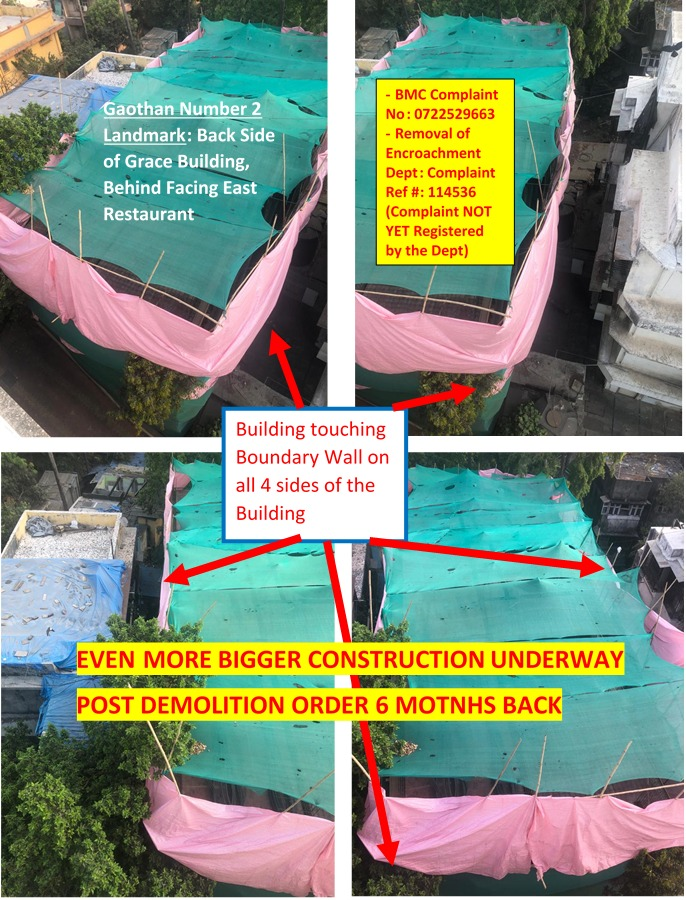 juhuresidents's tweet photo. If not #CorruptBMC then what is it?
#BMC allowing Illegal bldg in #Juhu #Mumbai
Encroachment NOW inside our Bldg walls with help of #Corrupt #Politicians & Corporation Employees #ShameOnBMC
200 #Complaints & emails to @IqbalSinghChah2 @CMOMaharashtra
@AmeetSatam
@AUThackeray https://t.co/YTlMDs3BLb