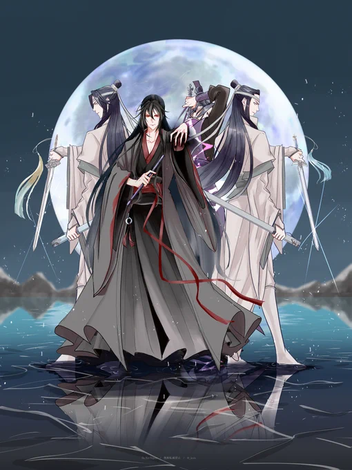 藍氏双璧/雲霧双傑 #魔道祖師イラコン #魔道祖師 #忘羨 https://t.co/FqDzxTM3ji 