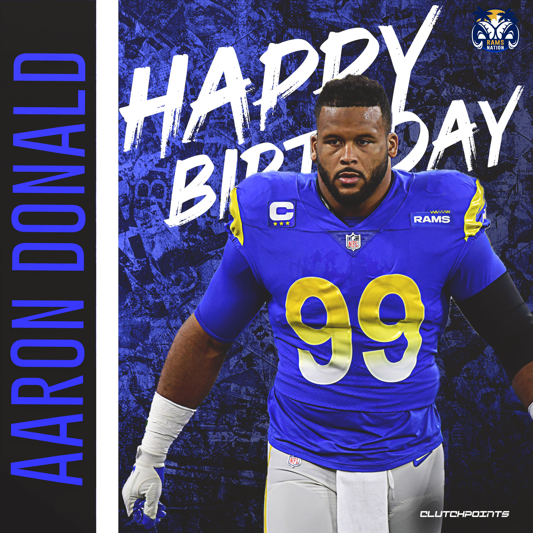 Let\s all wish our 3x DPOY, Aaron Donald, a happy 30th birthday! 