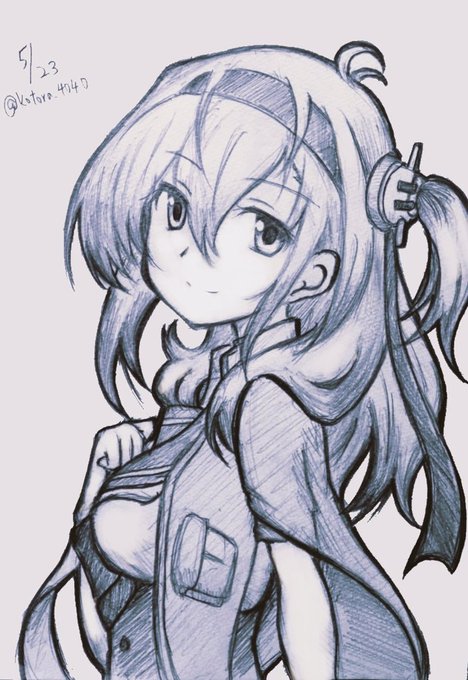 お涼-SAN
#艦これ版深夜の真剣お絵描き60分一本勝負
#艦これ版真剣お絵描き60分一本勝負_20210523 