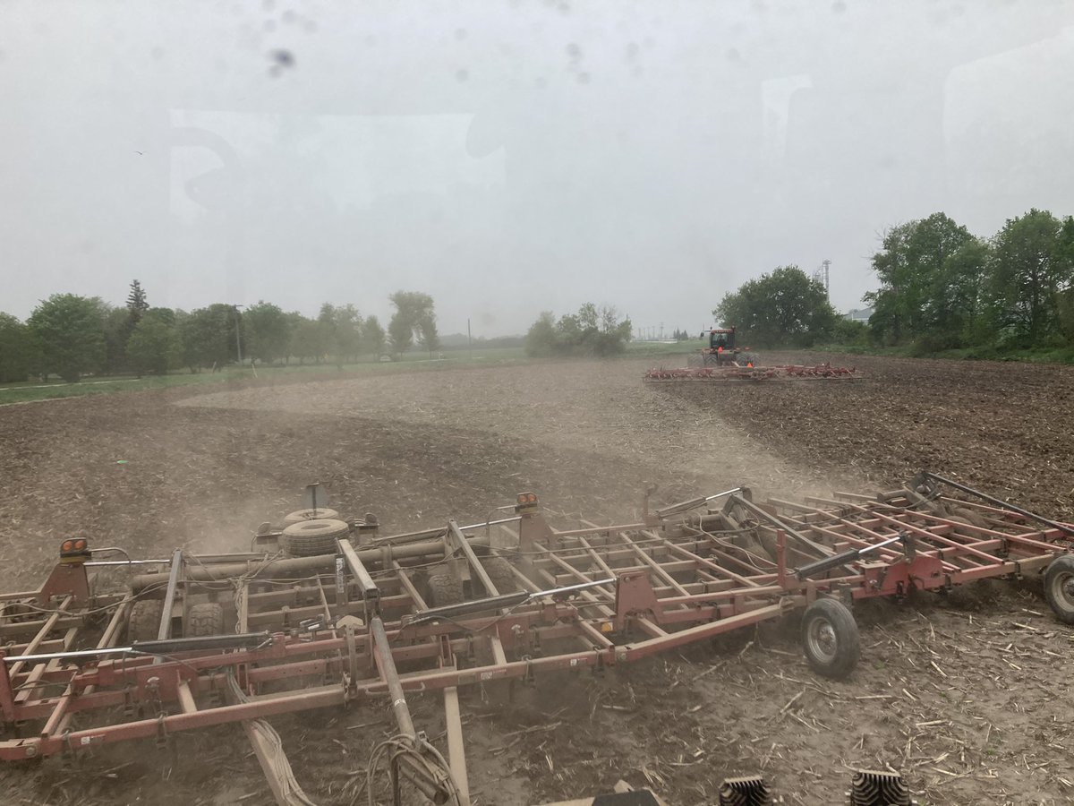 Fun day, Sunday. Playing father - son game of chase, keeping ahead of <a href="/Jason/">@jason</a> Bowers easier said than done! I’m one step closer to being delegated to running the heavy harrow - my dream job