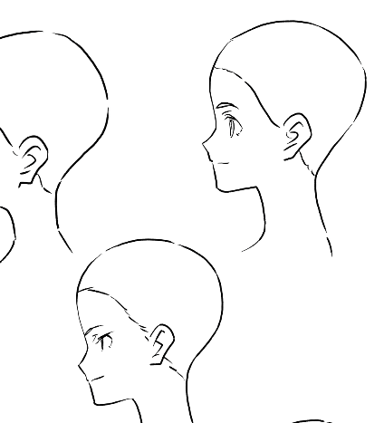正面 横 斜めの顔全身など基本の形を描けないとその後の歩き 走り 振り向き 座り アニメ私塾の漫画
