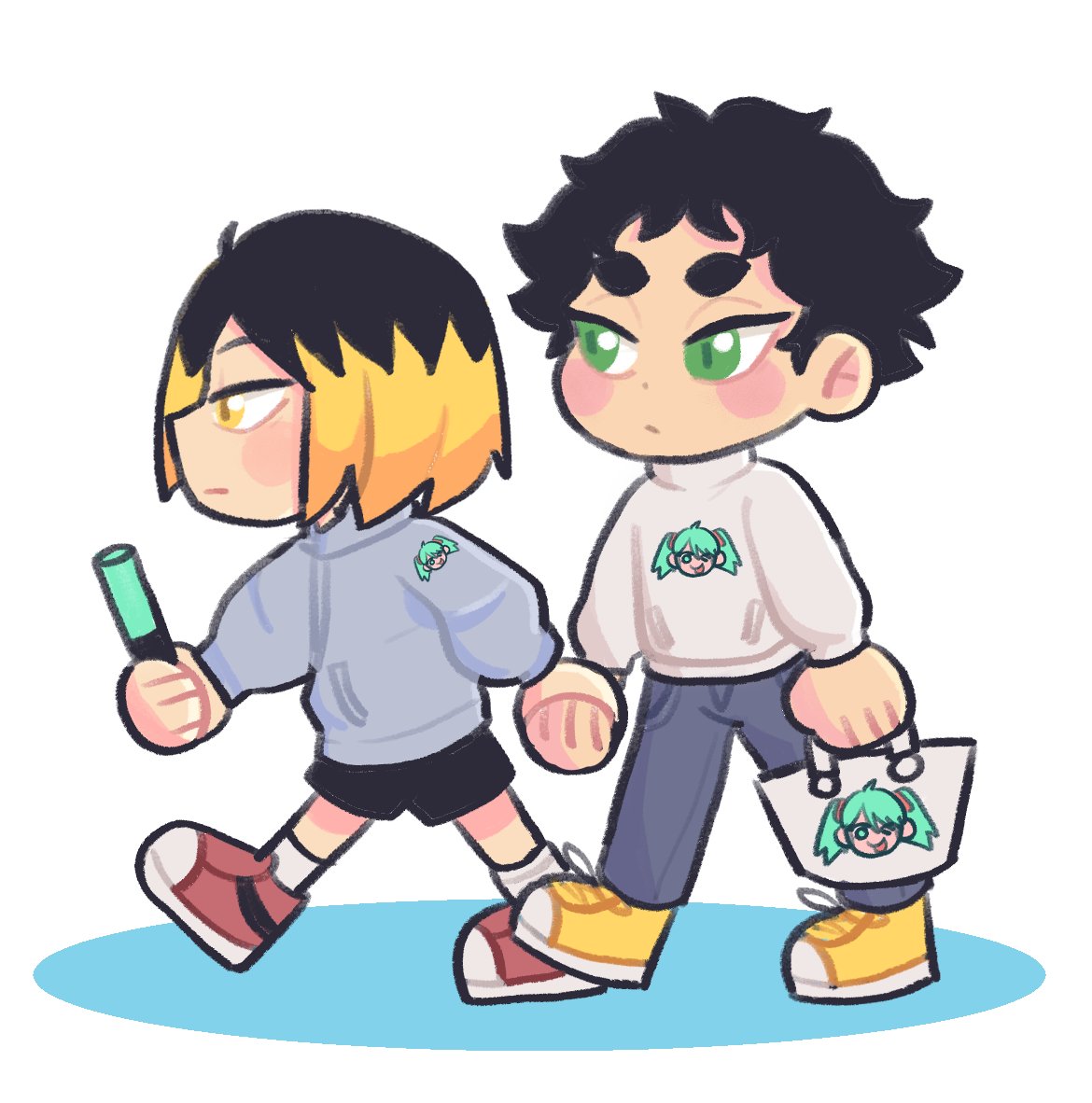 mina_illus's tweet photo. i like to think kenma and akaashi are huge miku fans 

#haikyuu https://t.co/TQK6t3jrMG