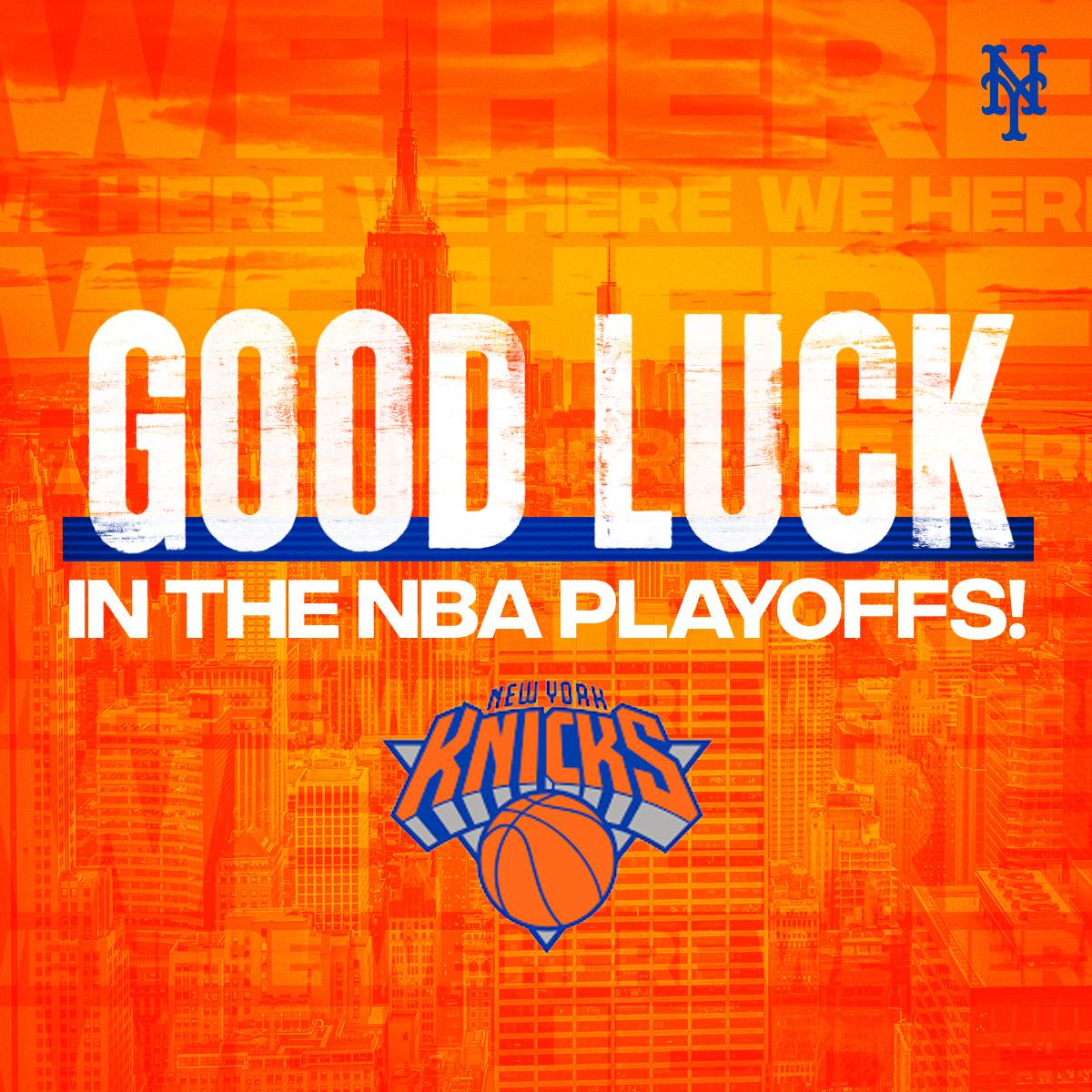 Mets's tweet photo. Shoutout to our brothers in orange and blue on the hardwood today. https://t.co/2fA4ovzjsx