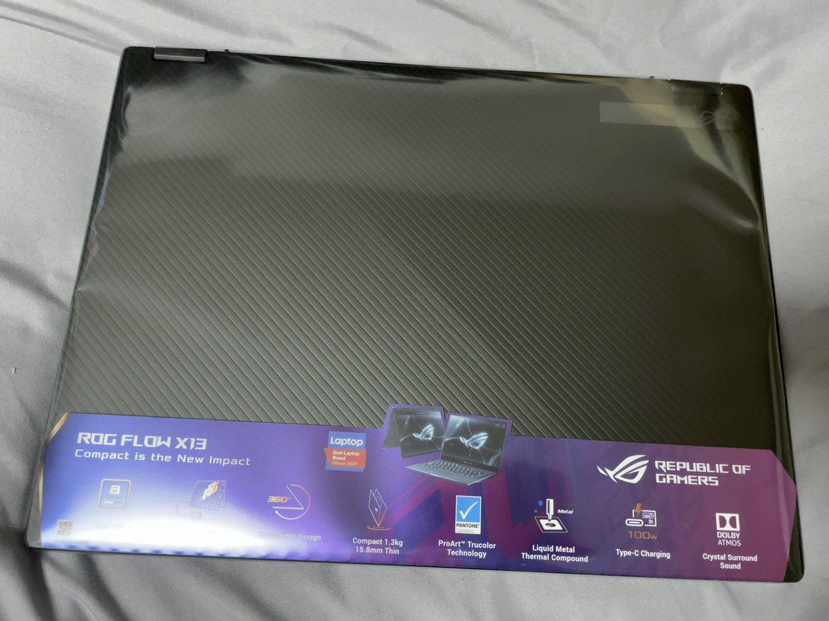 masak's tweet image. my new gear.. #ROGFlowX13