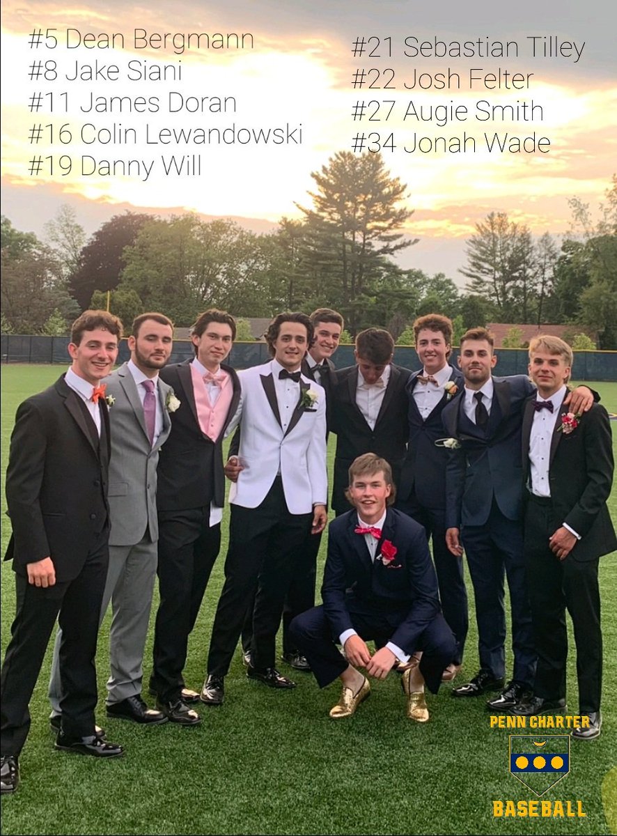 QuakersBaseball's tweet photo. Thank you to our amazing seniors. You gave everything you had to this program and left it better than you found it. Your impact goes well beyond the box score. #gocharter

Brothers for life:
5, 8, 11, 16, 19, 21, 22, 27, 34 https://t.co/ht8l8V1kqb