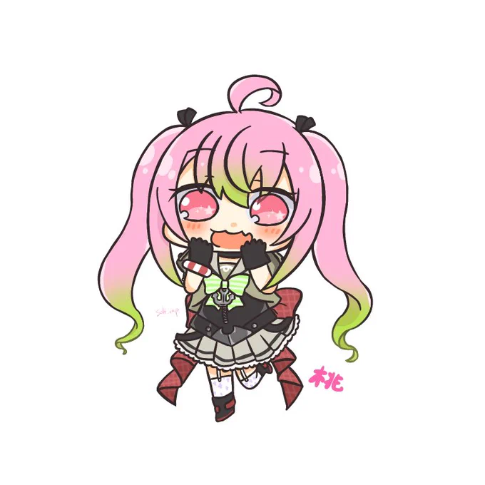 この前の桃ちゃんリボンなくてごめんなさい💦
#艦これ 