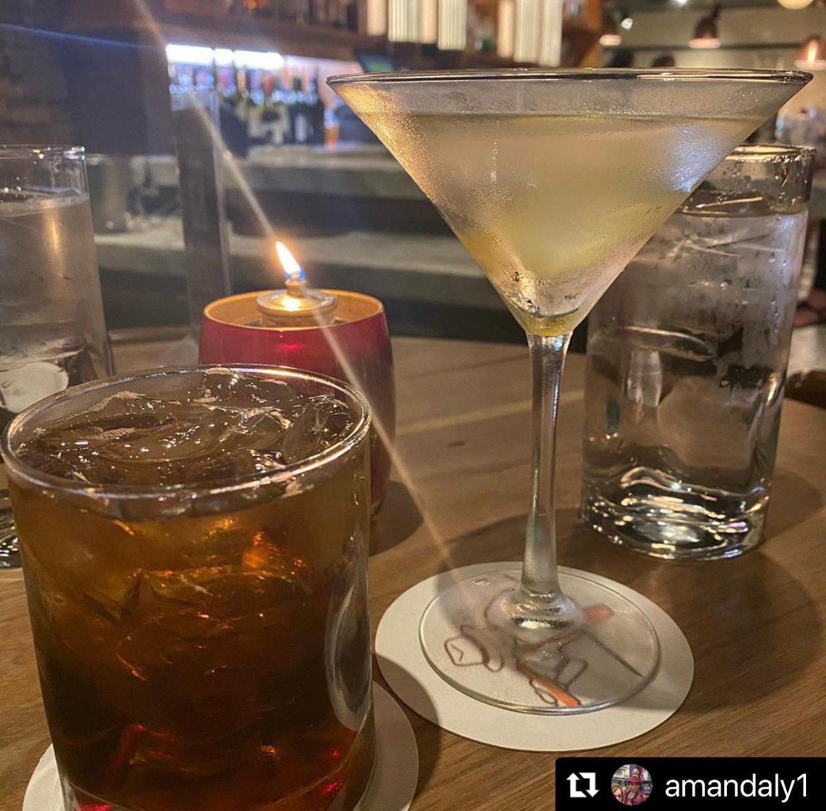 enzoshideaway's tweet photo. Making plans this week?  Schedule some time for a little candlelight and cocktails with your favorite person.  #EnzosHideaway https://t.co/V23ZdqwpXU