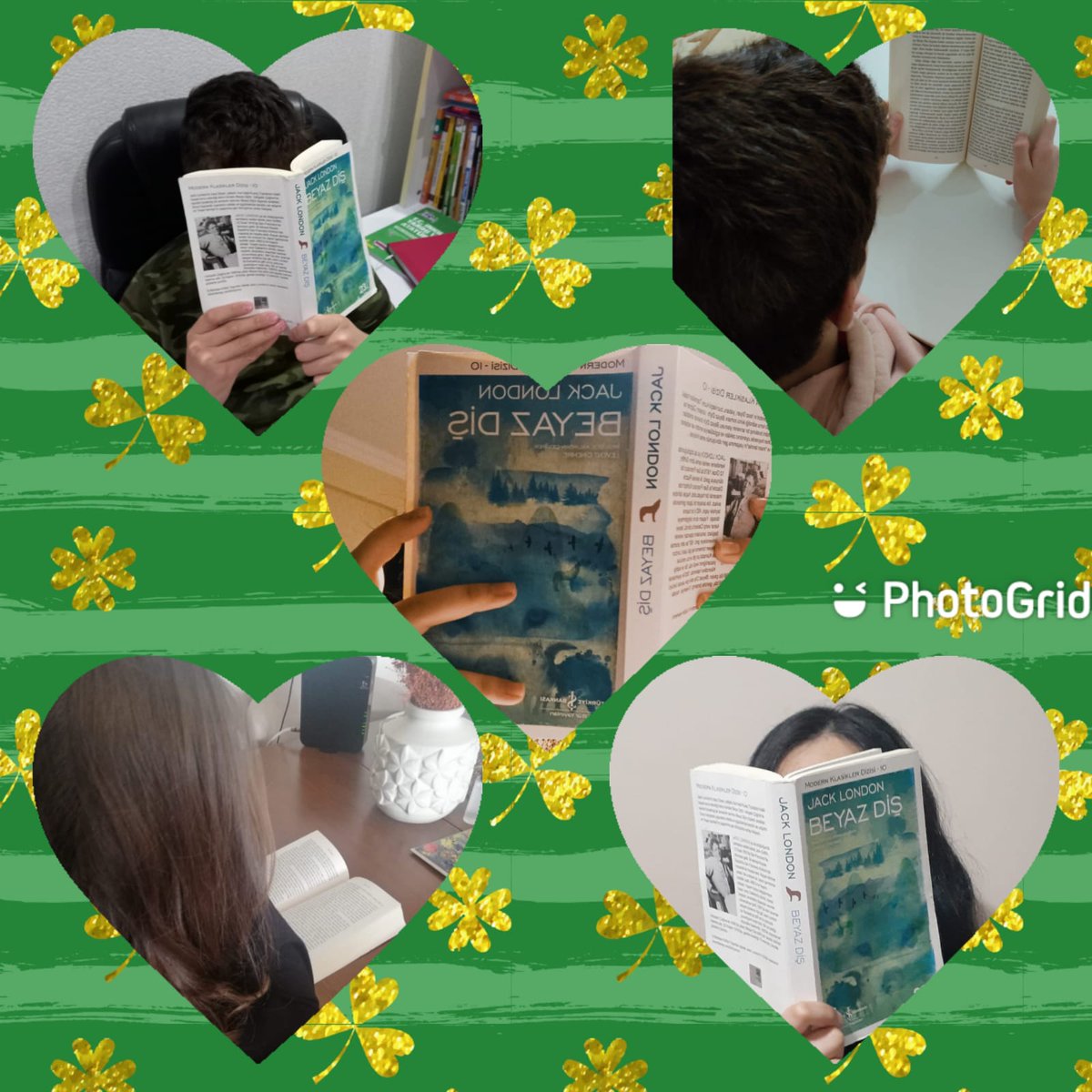 kitapsizkalma's tweet photo. Şerife Akkanat Ortaokulu öğrencileri son kitabımız Beyaz Diş'i keyifle okuyarak kitap hakkında Canva web 2 aracıyla kitap ayraçları tasarladılar. https://t.co/gCrRvrrLXu