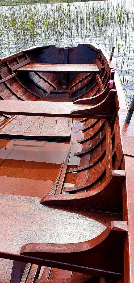 encyonopsis's tweet photo. some long hours of care &amp; pride reflected in someone's exceptional timber boat #Lough #Cullin today https://t.co/UQnX8wNTK7